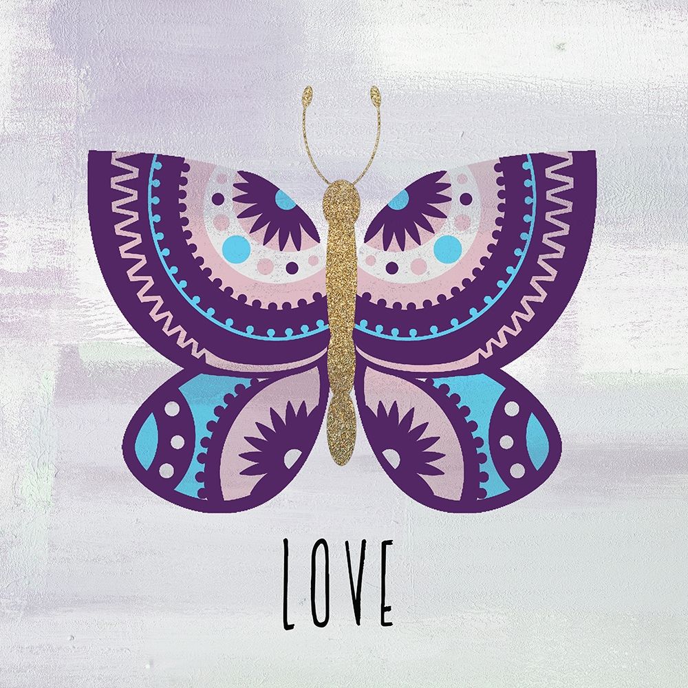 Patterned Butterfly 1 art print by Kimberly Allen for $57.95 CAD