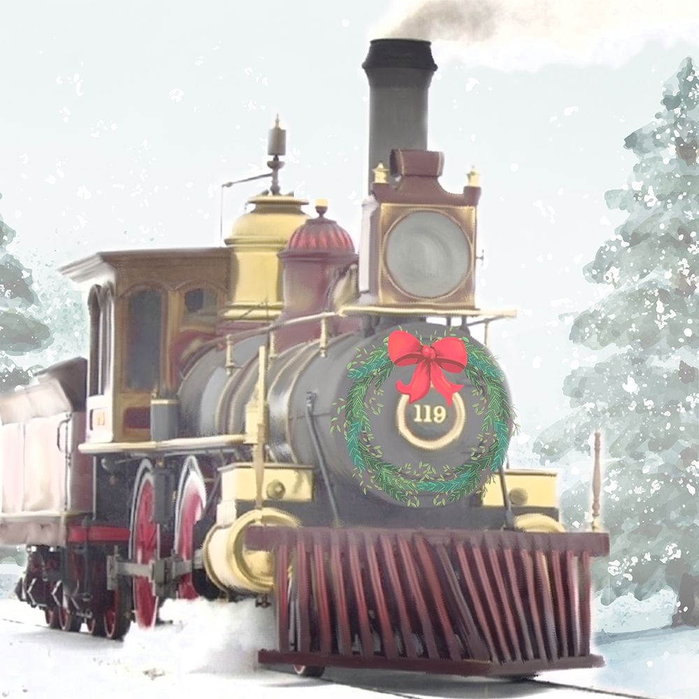 Winter Train art print by Kimberly Allen for $57.95 CAD