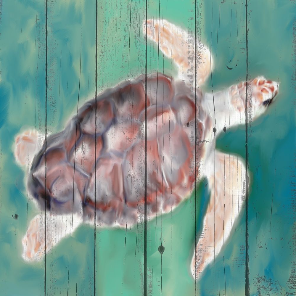 Sea Turtle art print by Kimberly Allen for $57.95 CAD