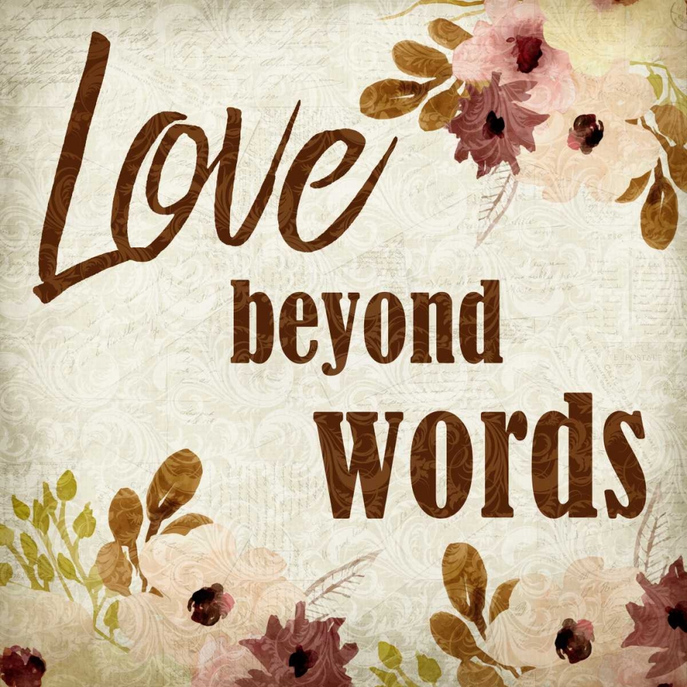 Love beyond Words art print by Kimberly Allen for $57.95 CAD