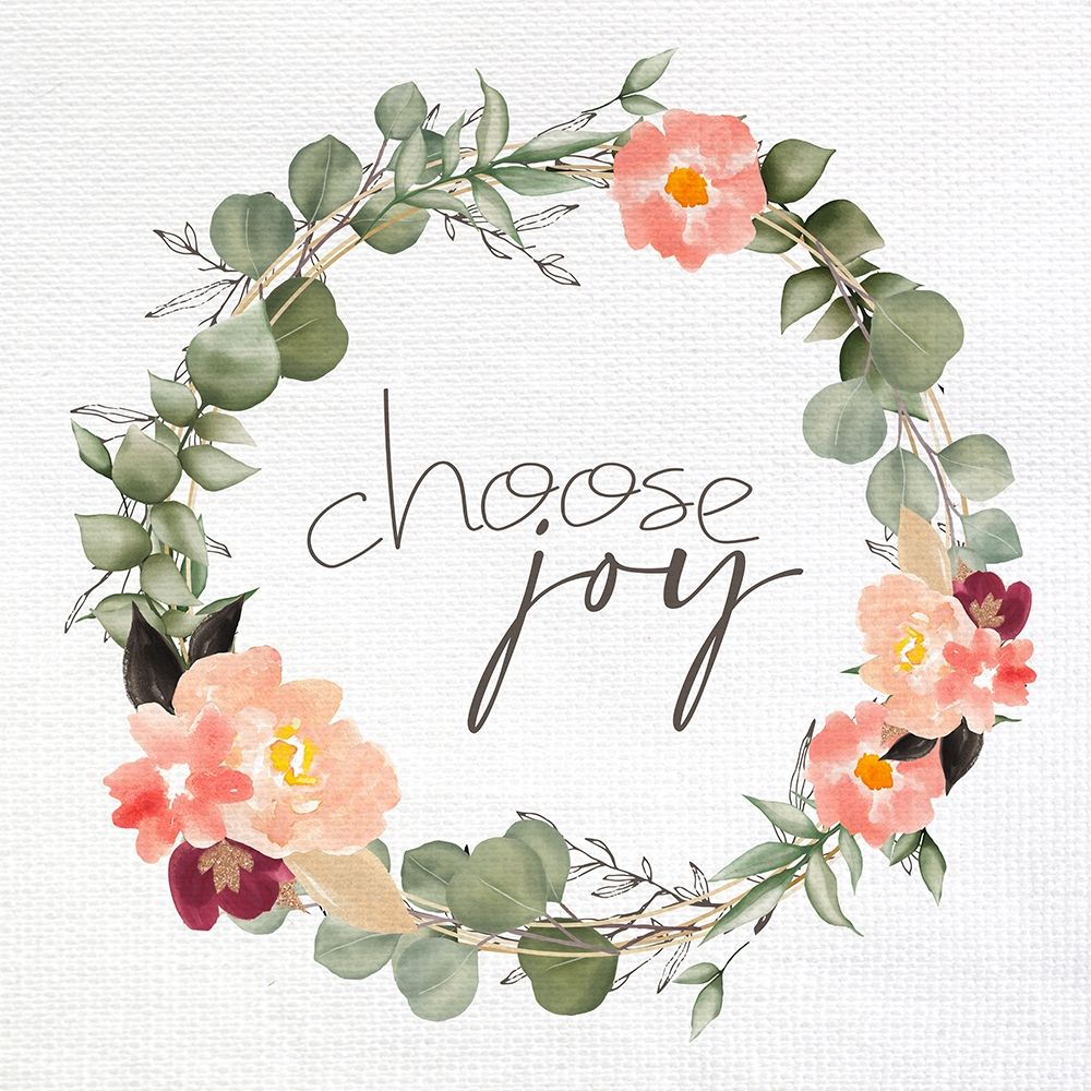Choose Joy Wreath art print by Kimberly Allen for $57.95 CAD