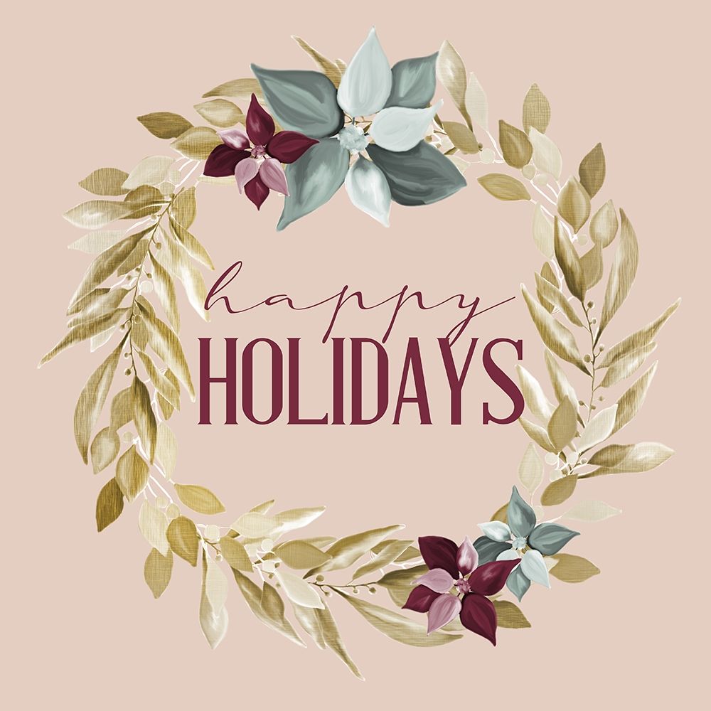Happy Holidays art print by Kimberly Allen for $57.95 CAD
