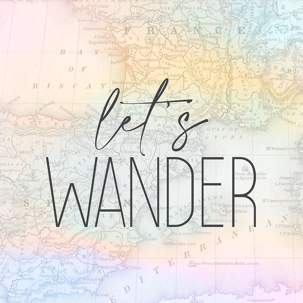 Lets Wander art print by Kimberly Allen for $57.95 CAD
