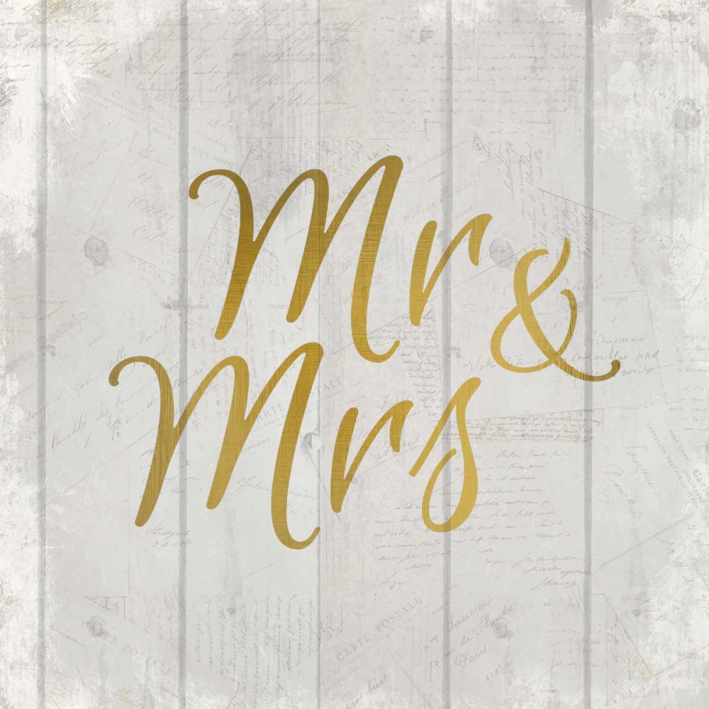 Mr and Mrs art print by Kimberly Allen for $57.95 CAD