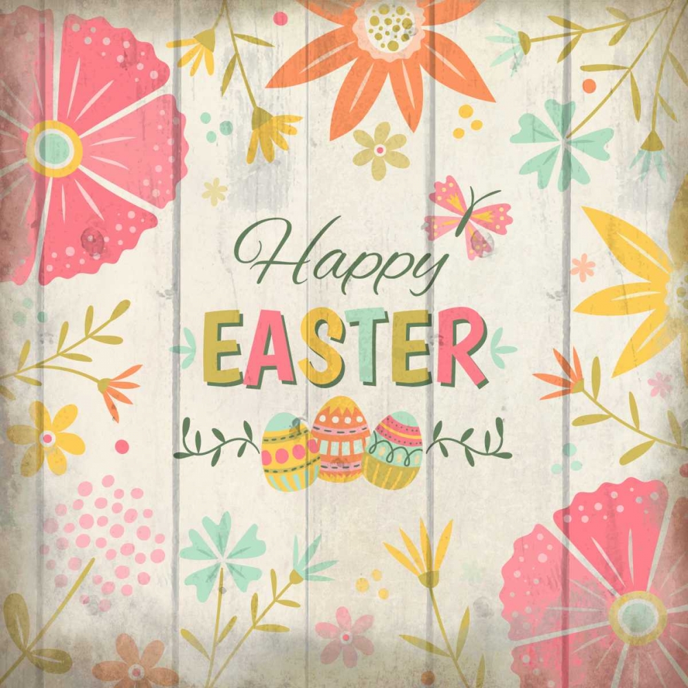 Happy Easter art print by Kimberly Allen for $57.95 CAD
