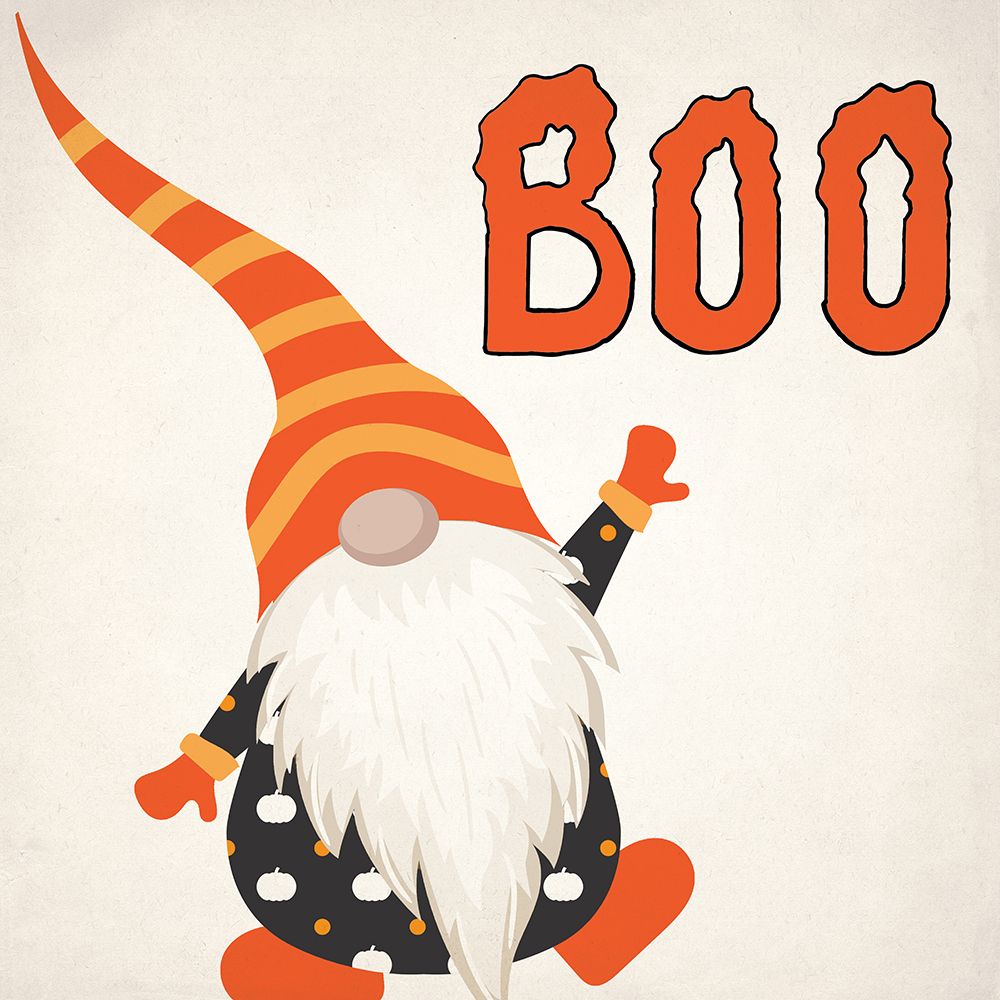 Halloween Gnomes 1 v2 art print by Kimberly Allen for $57.95 CAD