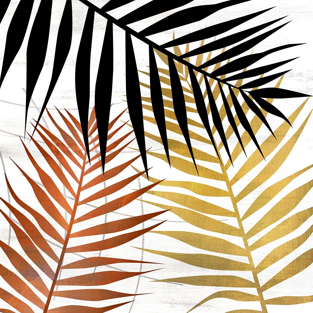 Mettalic Palms 1 art print by Kimberly Allen for $57.95 CAD