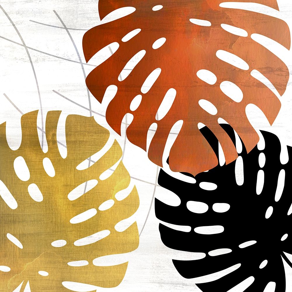 Mettalic Palms 2 art print by Kimberly Allen for $57.95 CAD