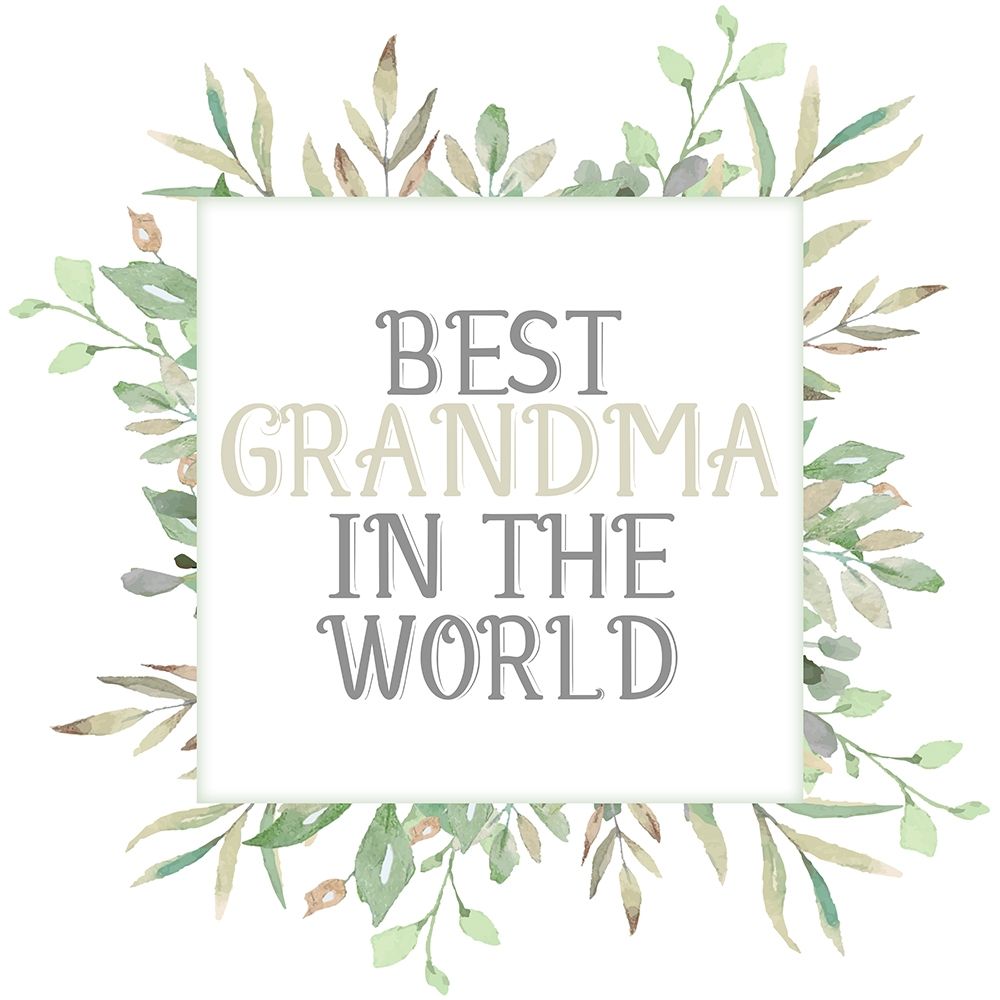 Best Grandma art print by Kimberly Allen for $57.95 CAD