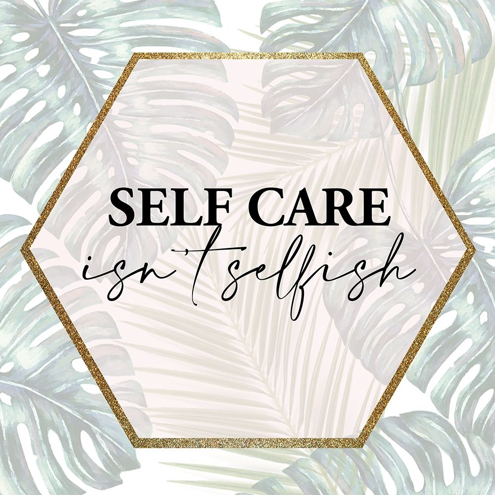 Selfcare 1 Green Leaves art print by Kimberly Allen for $57.95 CAD