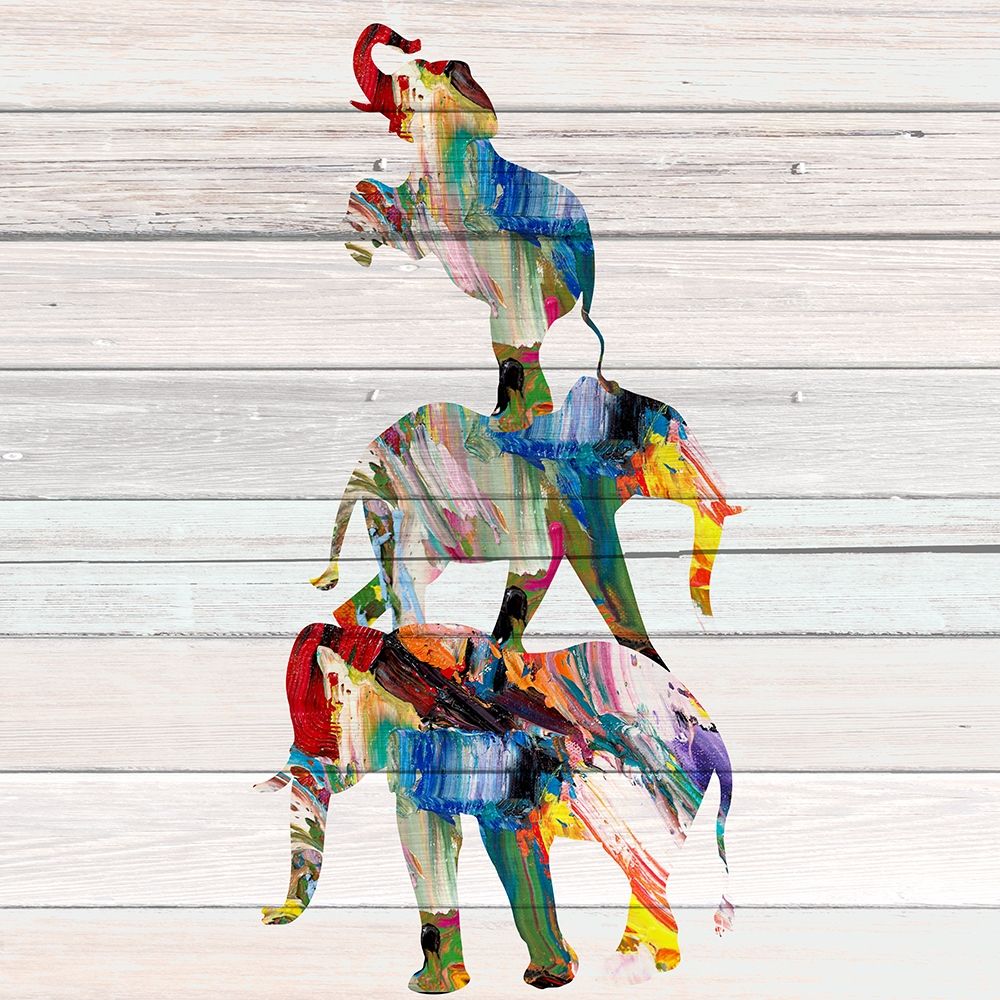 Elephant Trio art print by Kimberly Allen for $57.95 CAD