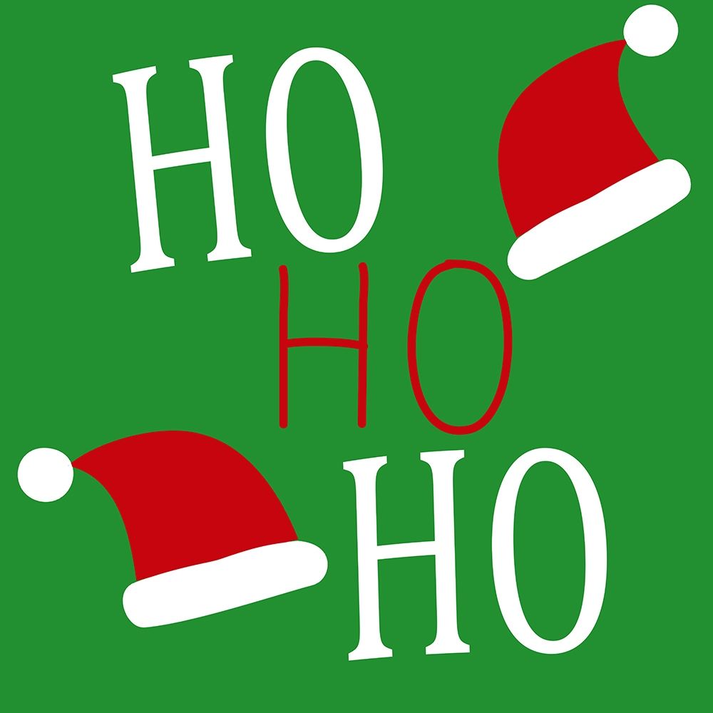HO HO HO Hats art print by Kimberly Allen for $57.95 CAD