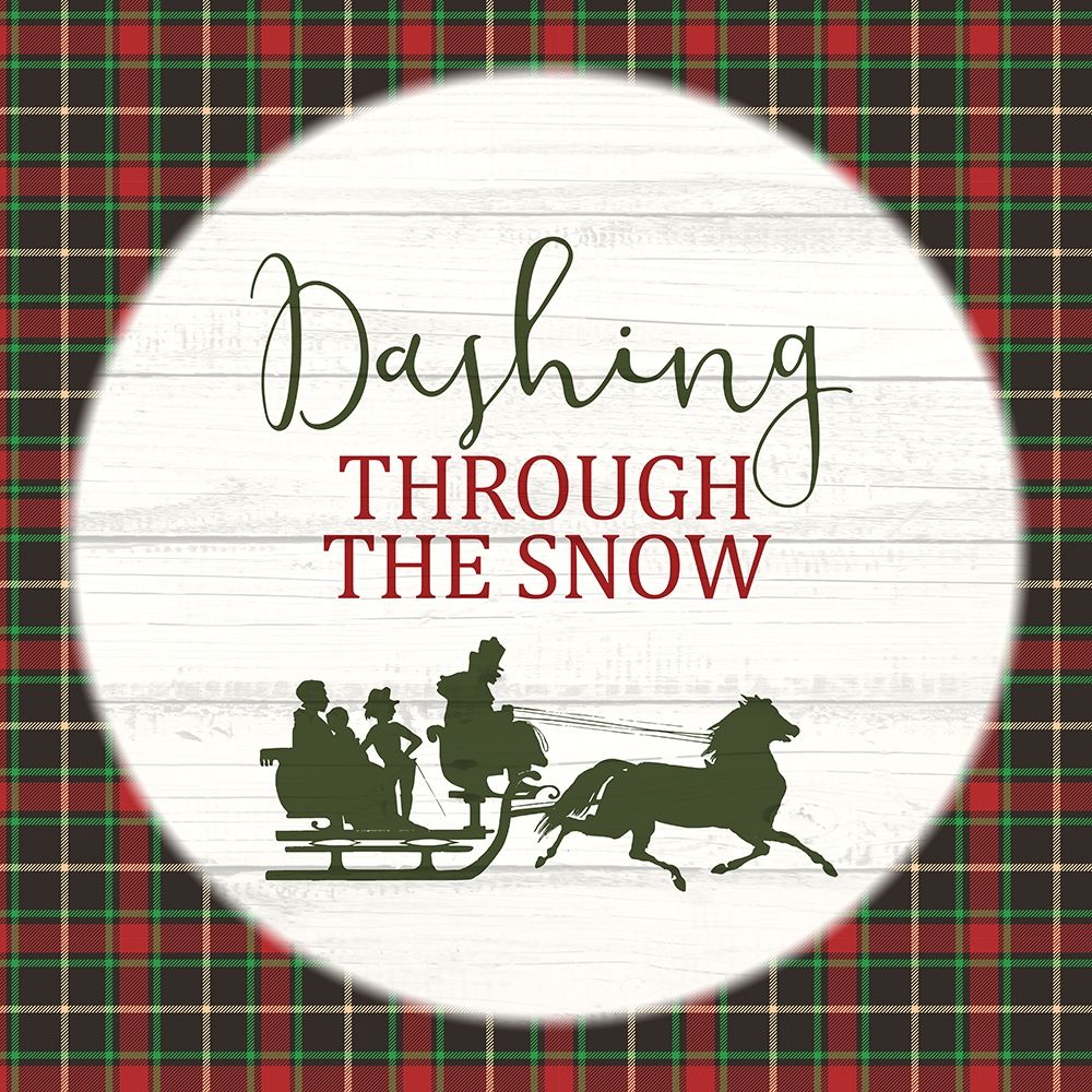 Dashing Sleigh art print by Kimberly Allen for $57.95 CAD