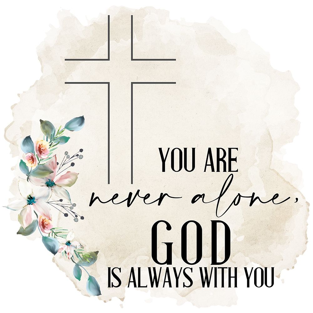 Never Alone He is With You art print by Kimberly Allen for $57.95 CAD