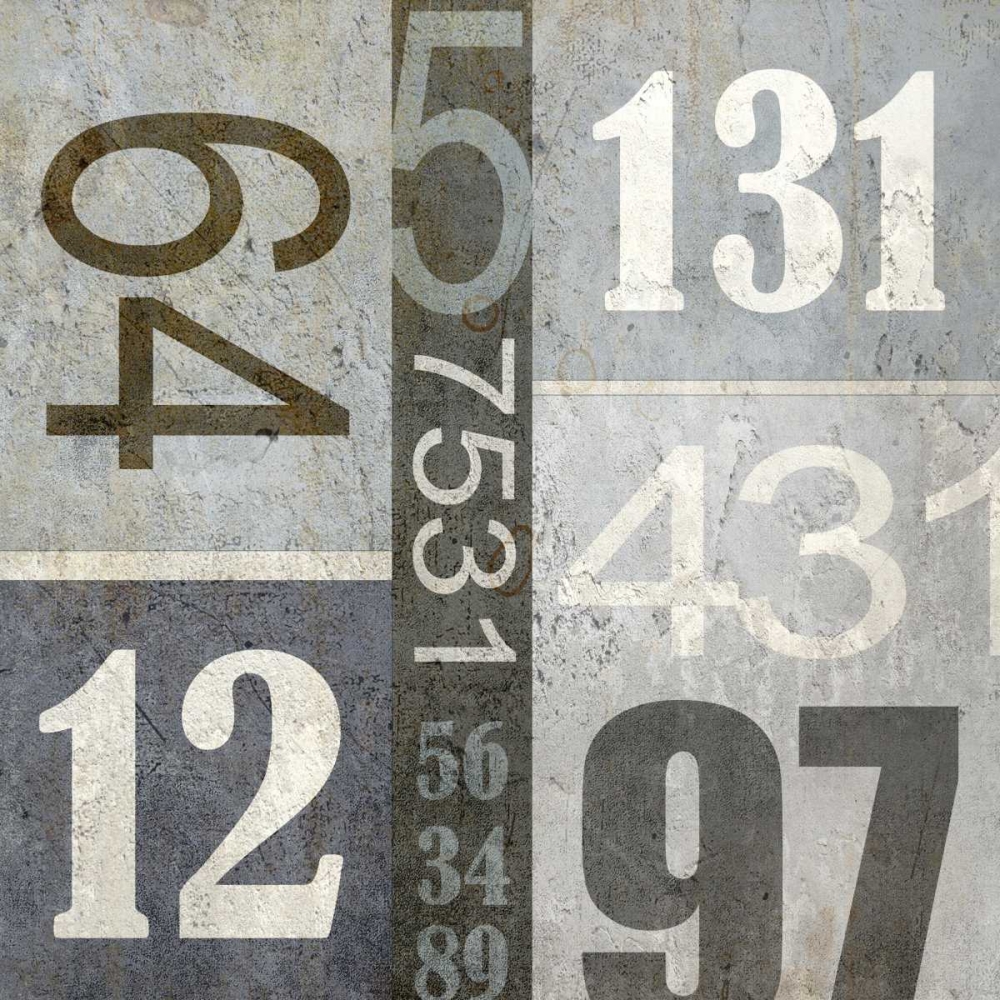 Numbers art print by Kimberly Allen for $57.95 CAD