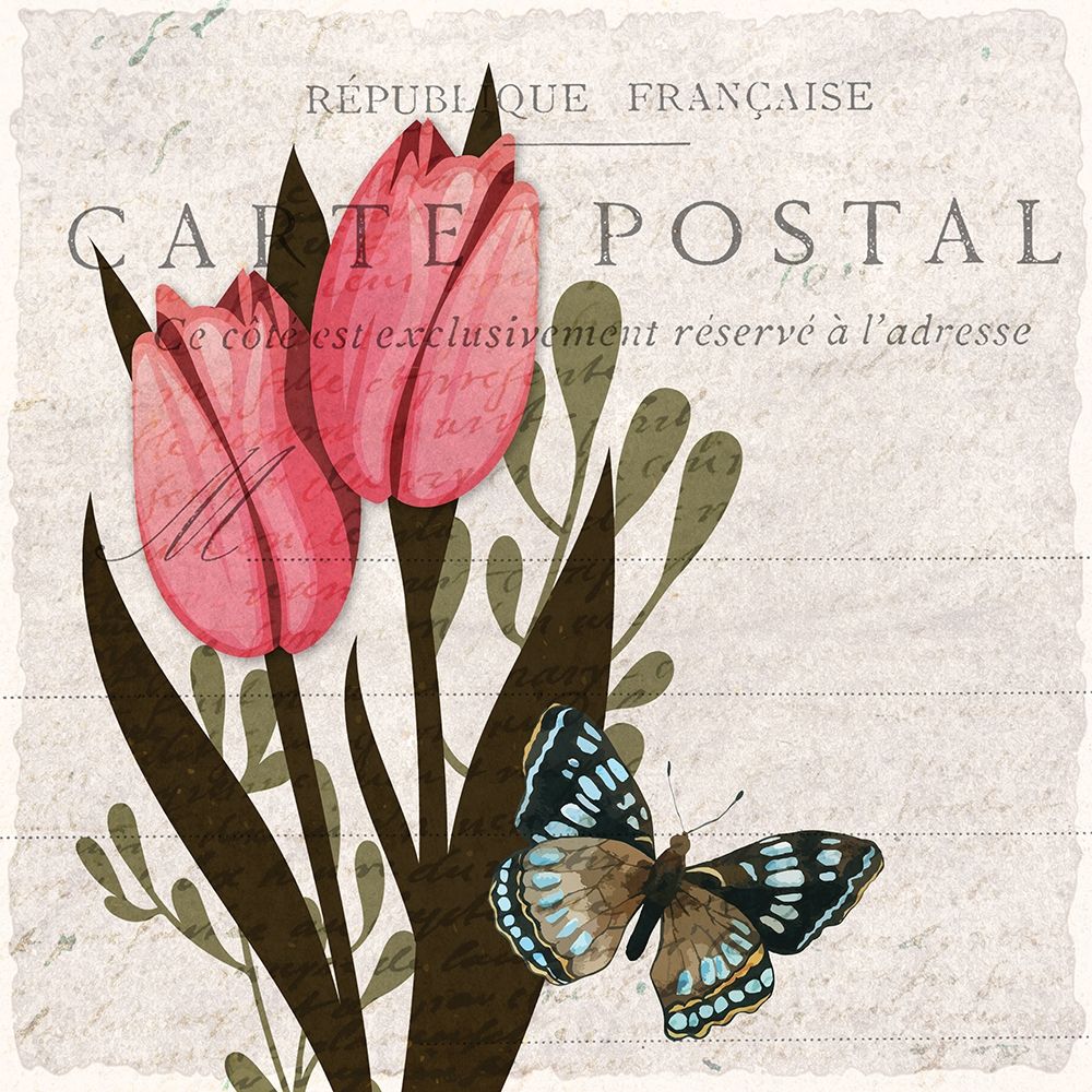 Tulip Postcard 1 art print by Kimberly Allen for $57.95 CAD