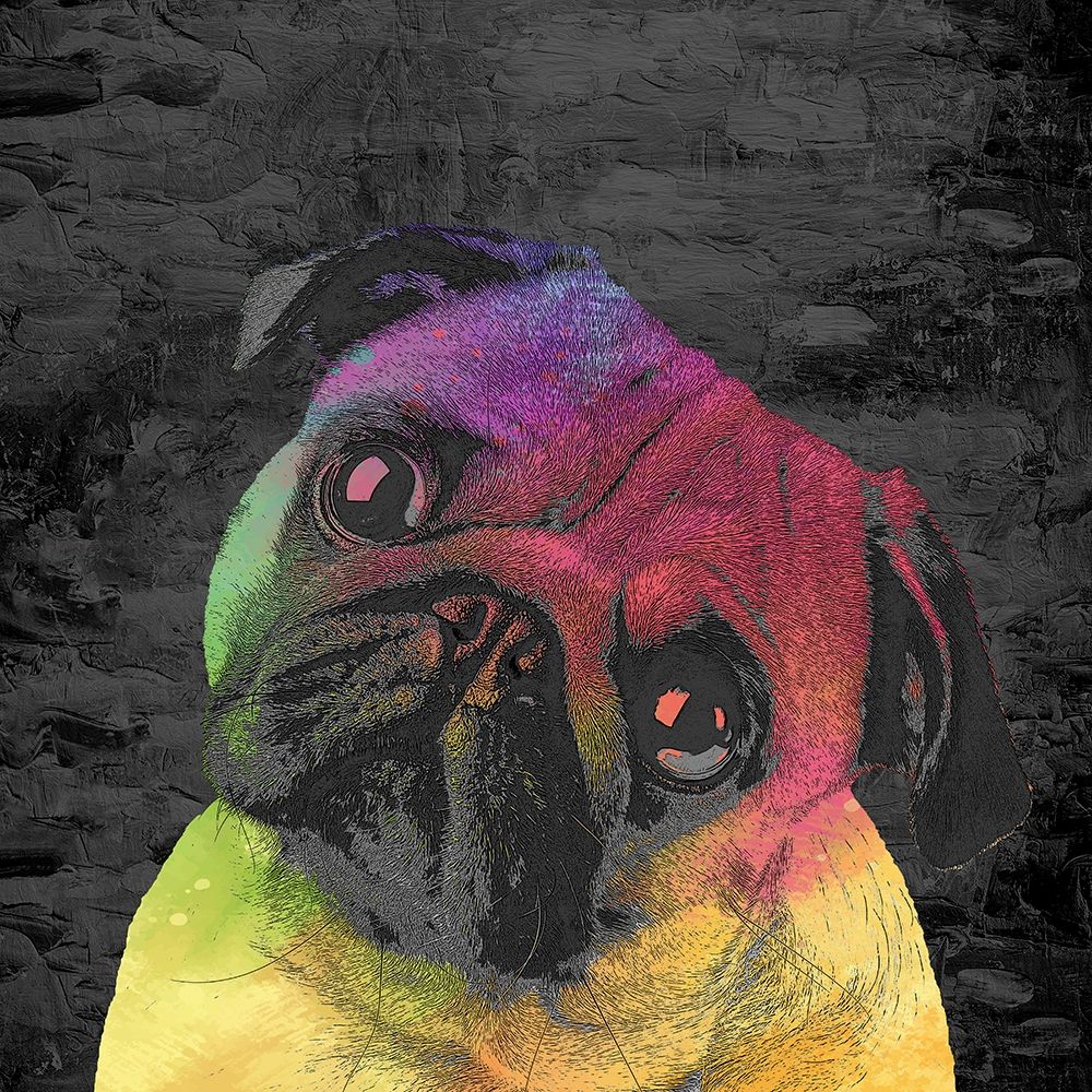 Pug art print by Kimberly Allen for $57.95 CAD