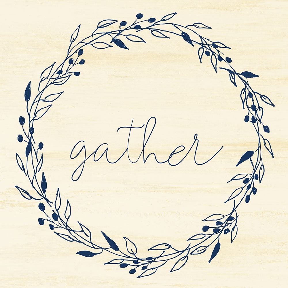 Gather Square Wreath art print by Kimberly Allen for $57.95 CAD