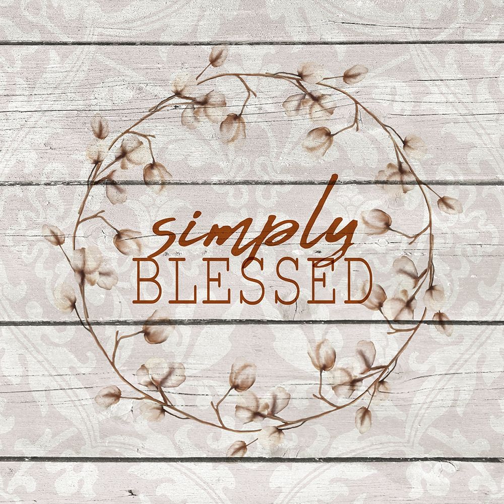 Simply Blessed Cotton art print by Kimberly Allen for $57.95 CAD