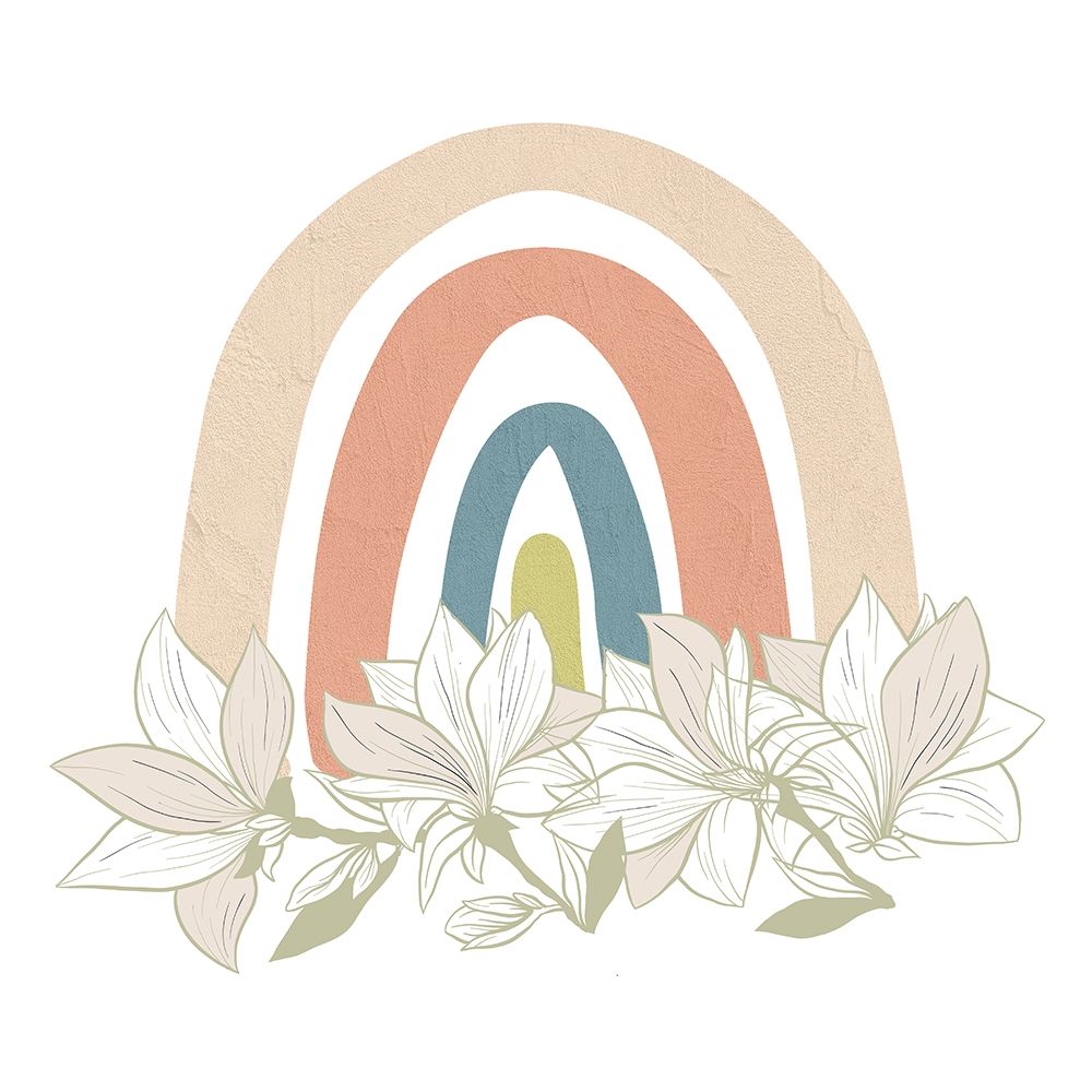 Magnolia Rainbow 1 art print by Kimberly Allen for $57.95 CAD