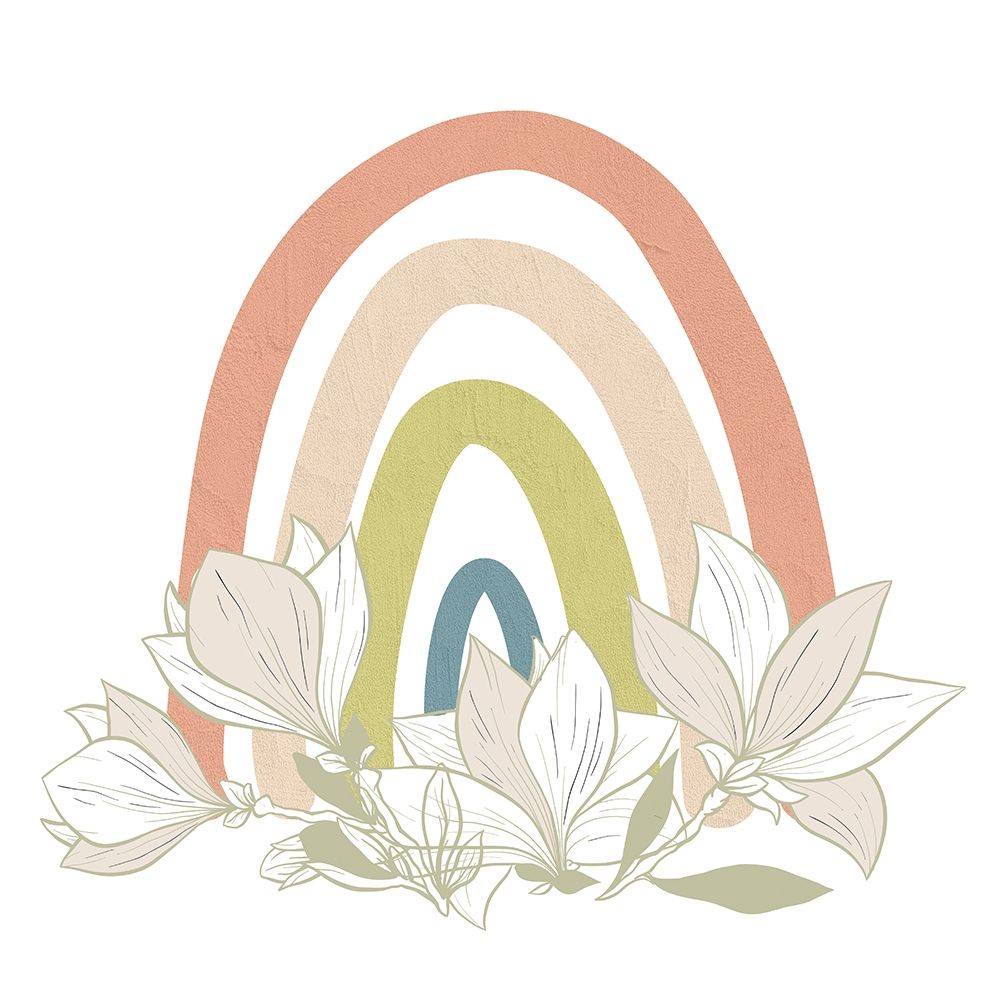 Magnolia Rainbow 2 art print by Kimberly Allen for $57.95 CAD