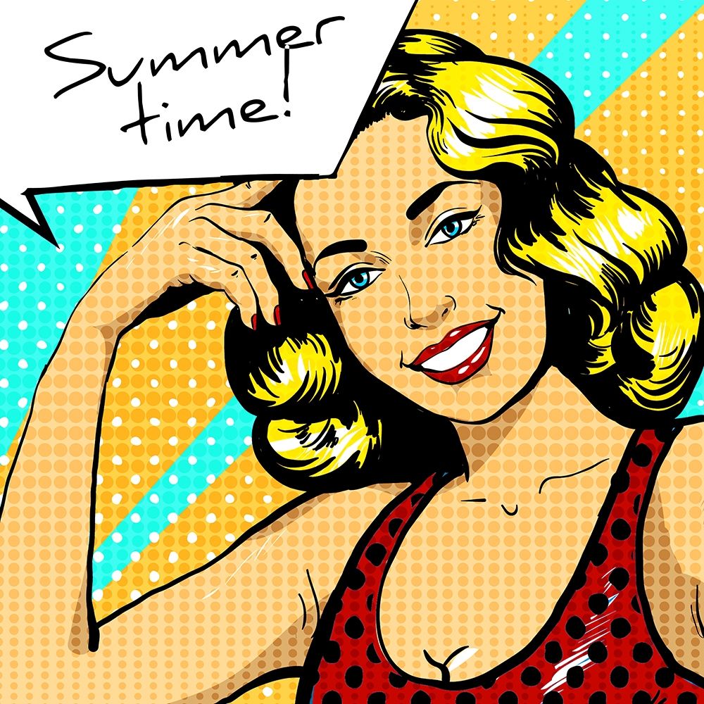 Summertime art print by Kimberly Allen for $57.95 CAD