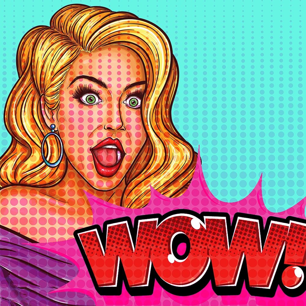 Wow Girl art print by Kimberly Allen for $57.95 CAD