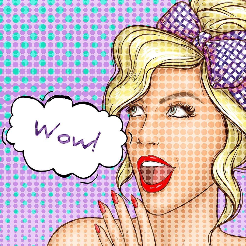 WOW art print by Kimberly Allen for $57.95 CAD