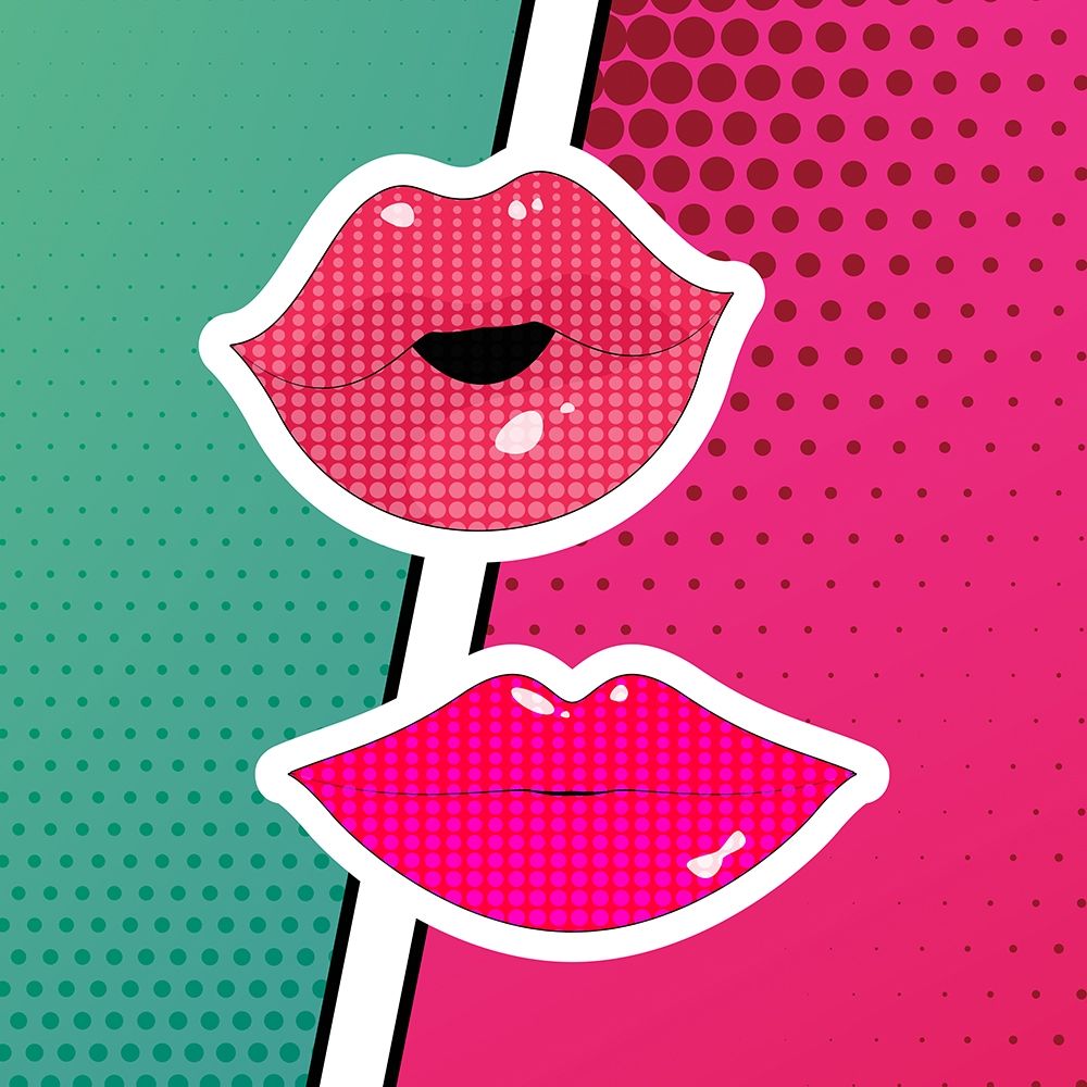 _Pop Lips 1 art print by Kimberly Allen for $57.95 CAD