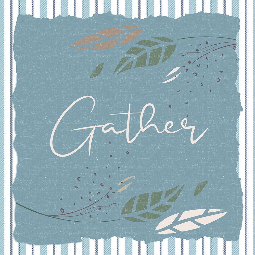 Gather Stripes Square art print by Kimberly Allen for $57.95 CAD