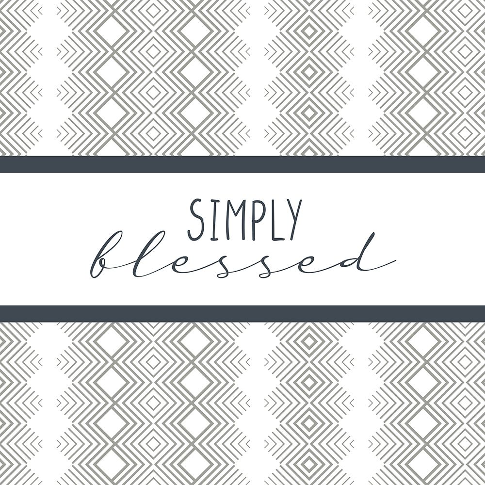Simply Blessed Pattern art print by Kimberly Allen for $57.95 CAD