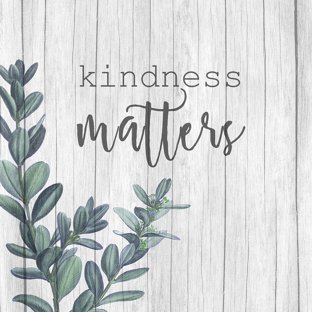 Kindness Matters Square art print by Kimberly Allen for $57.95 CAD