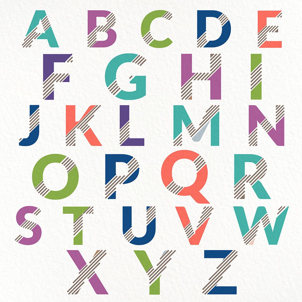 ABC Rainbow 2 V2 art print by Kimberly Allen for $57.95 CAD