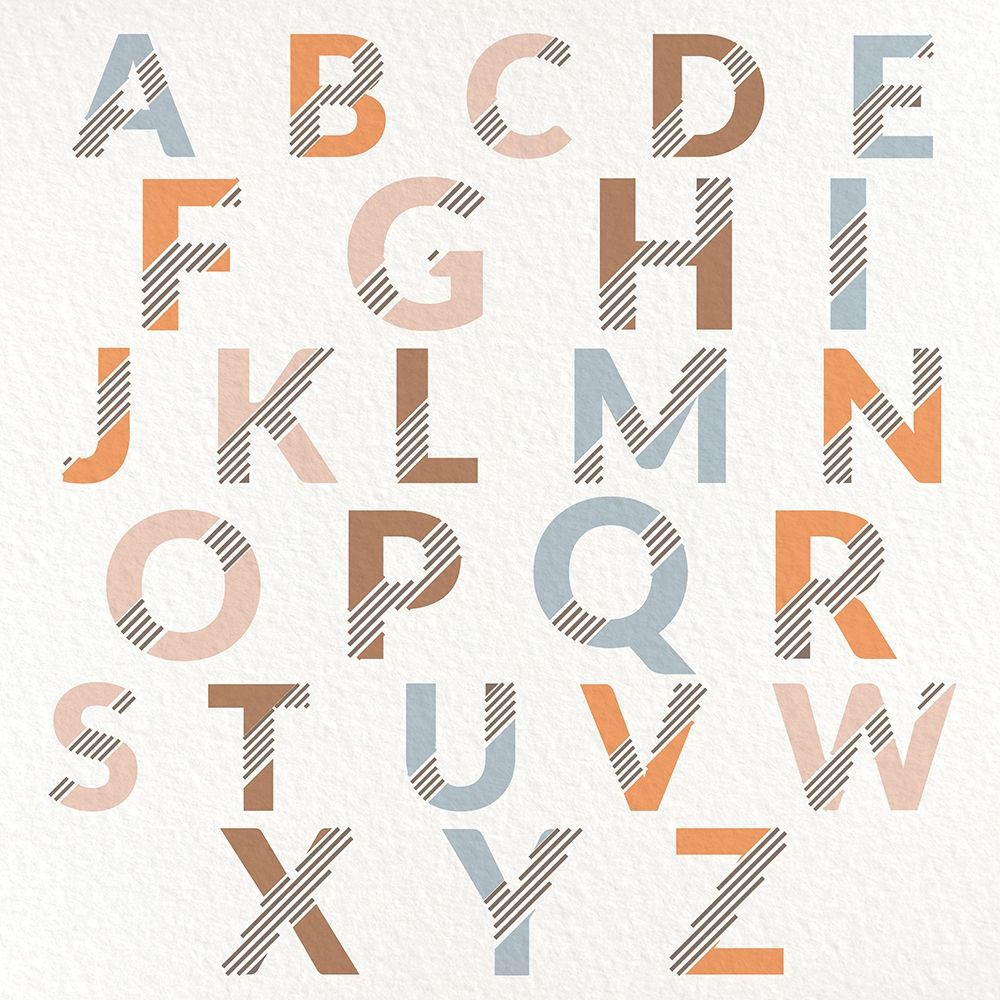 ABC Rainbow 2 art print by Kimberly Allen for $57.95 CAD