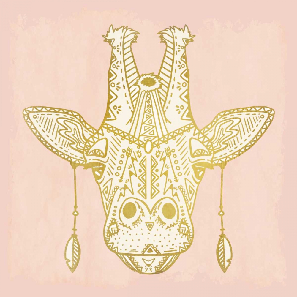 Native Giraffe art print by Kimberly Allen for $57.95 CAD