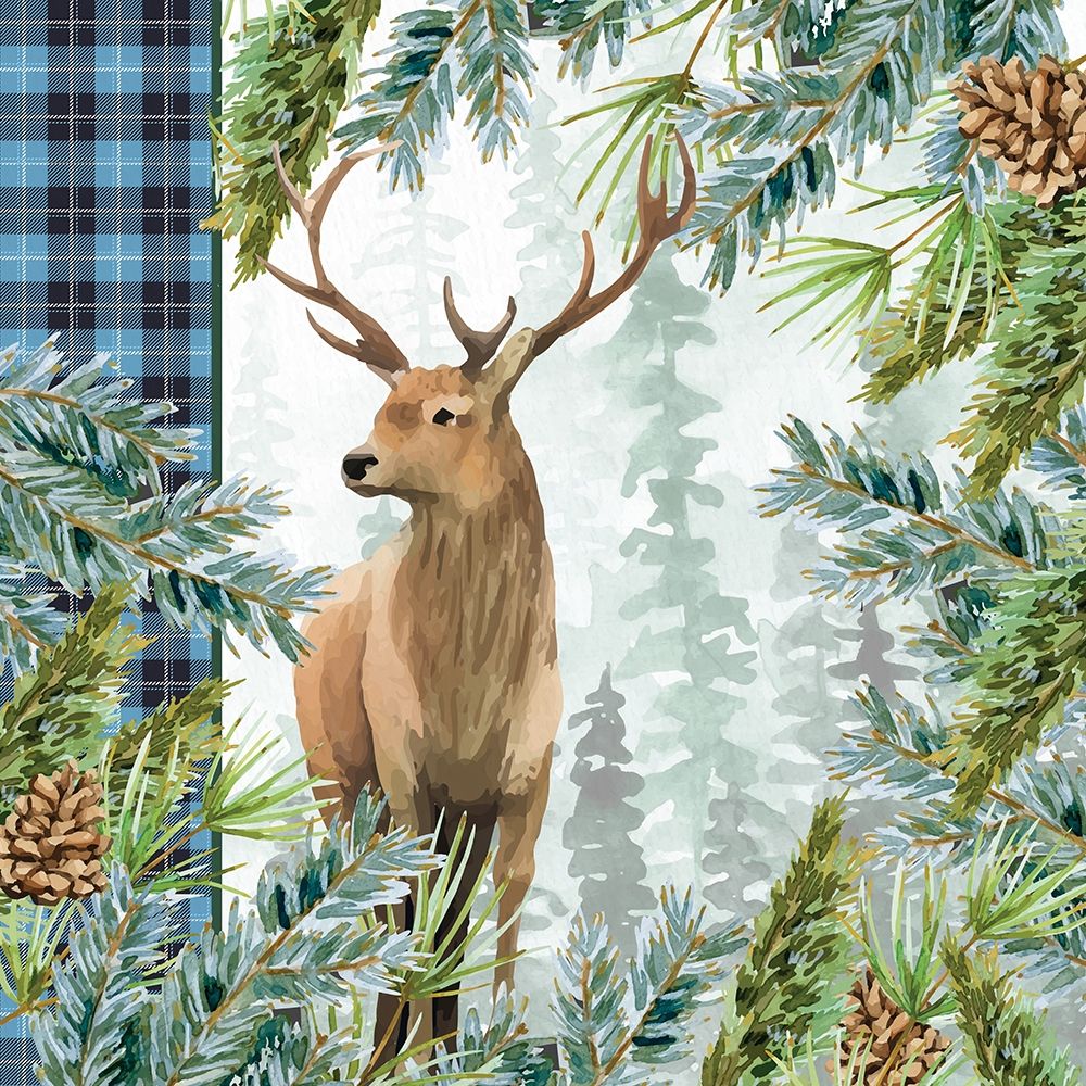 Woodland Christmas 1 art print by Kimberly Allen for $57.95 CAD