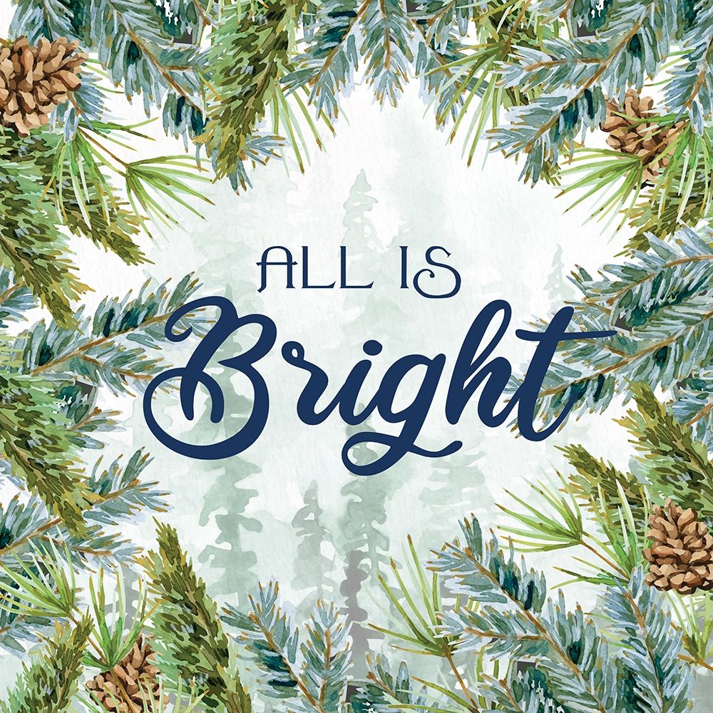 Woodland Christmas 4 art print by Kimberly Allen for $57.95 CAD