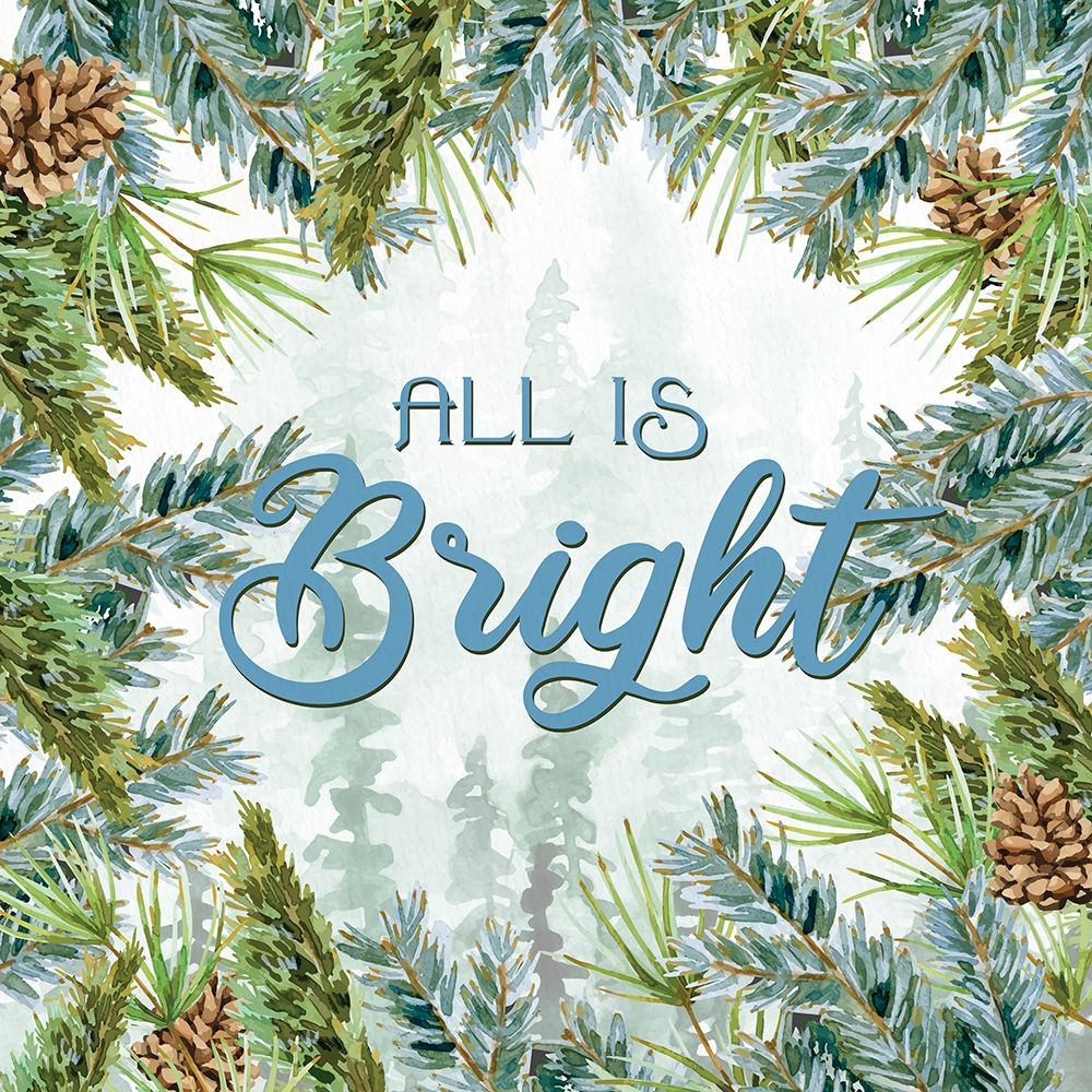Woodland Christmas 4 art print by Kimberly Allen for $57.95 CAD