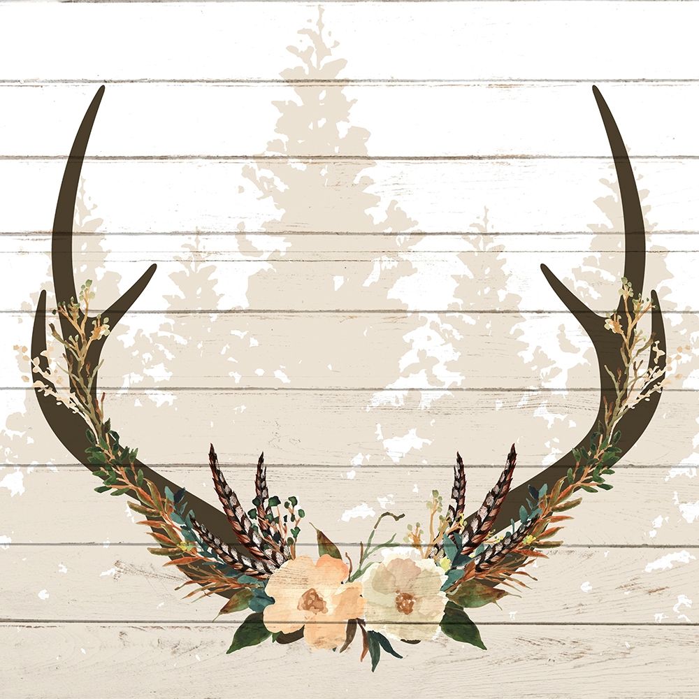 Woodland Floral 2 art print by Kimberly Allen for $57.95 CAD