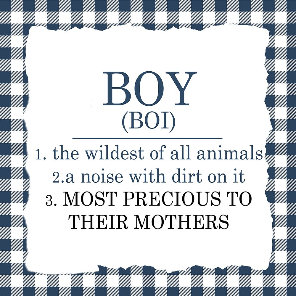 Boy Plaid 2 art print by Kimberly Allen for $57.95 CAD