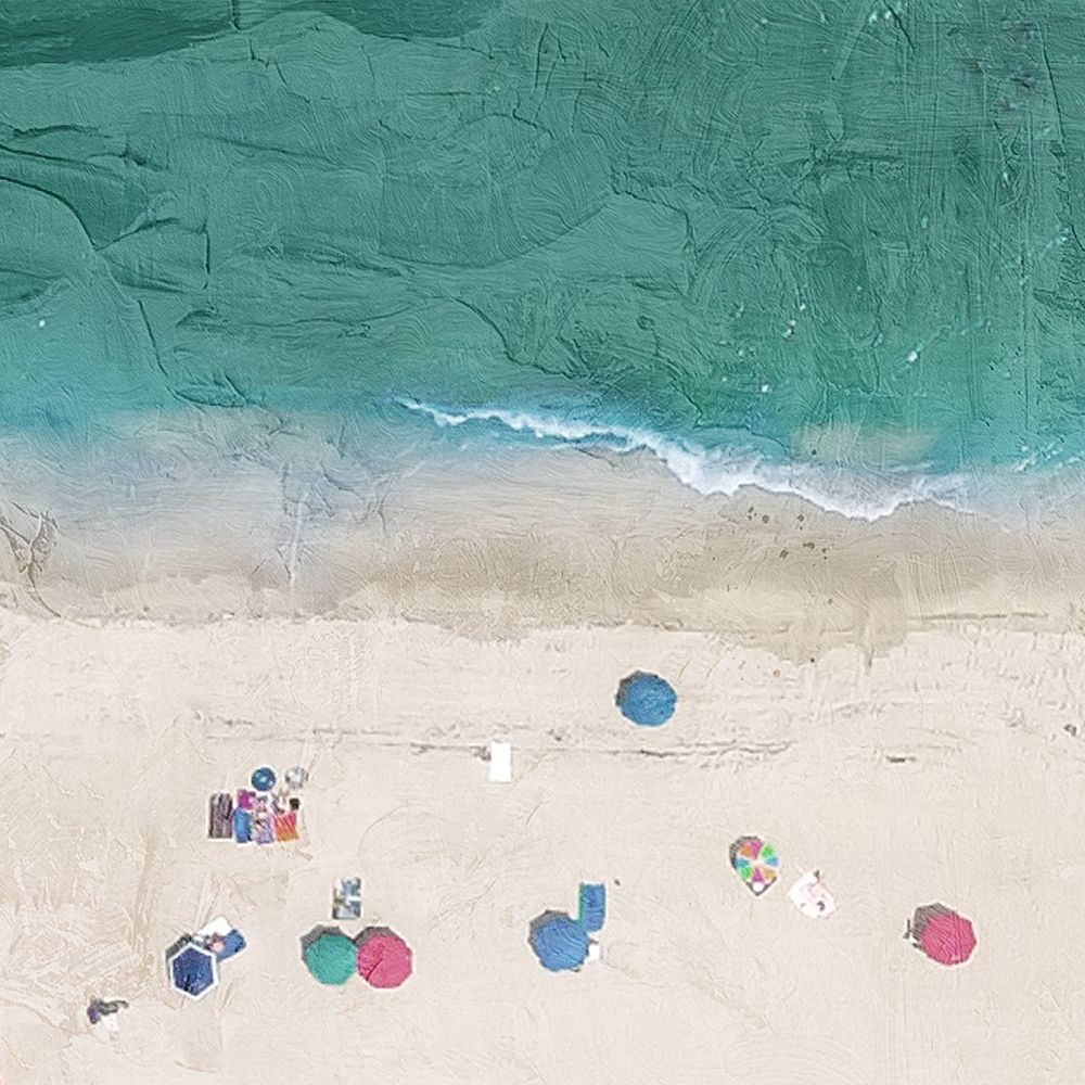 Aerial Beach 1 art print by Kimberly Allen for $57.95 CAD