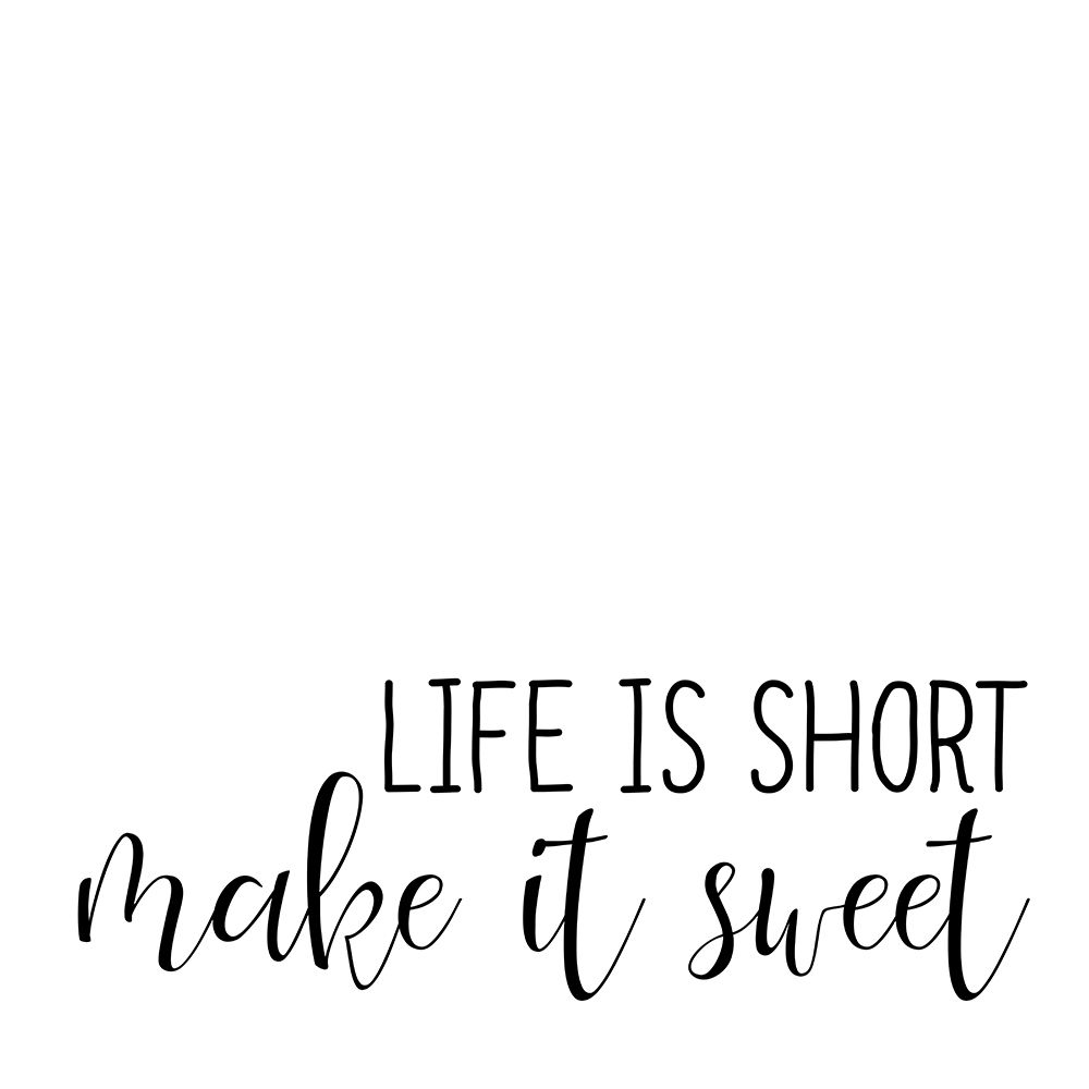 Life Is Short art print by Kimberly Allen for $57.95 CAD