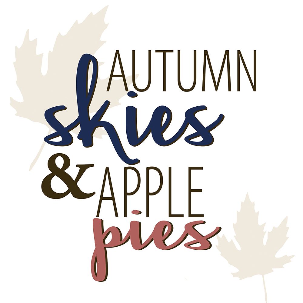 Autumn Skies and Apple Pies art print by Kimberly Allen for $57.95 CAD