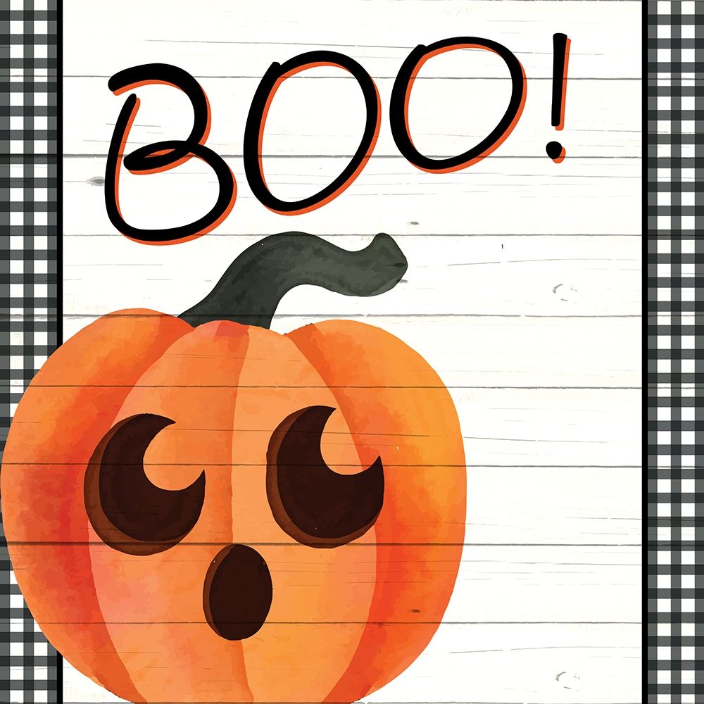 Boo Plaid art print by Kimberly Allen for $57.95 CAD