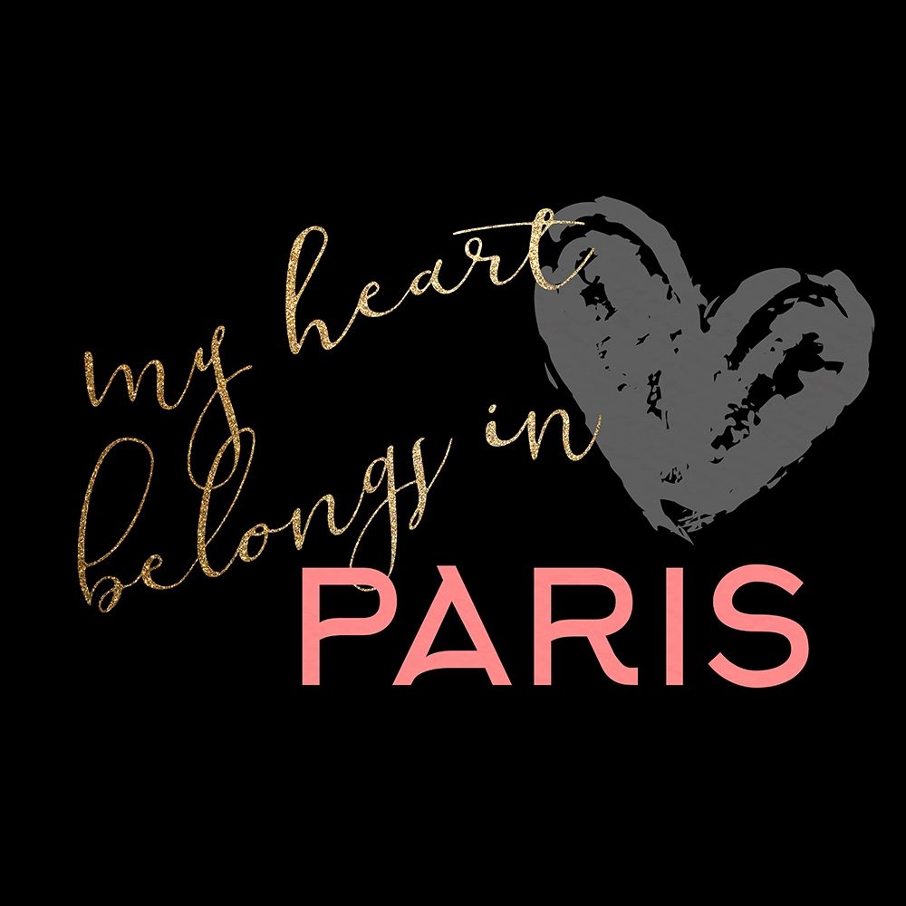 Paris Heart 3 art print by Kimberly Allen for $57.95 CAD