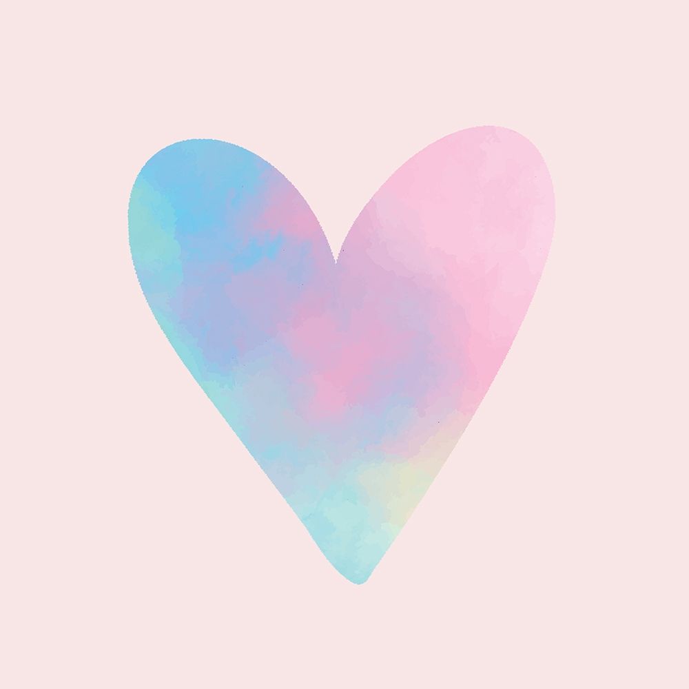 Heart Watercolor art print by Kimberly Allen for $57.95 CAD