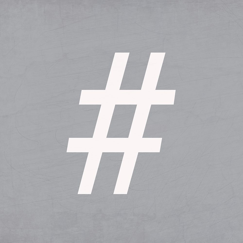 Hashtag art print by Kimberly Allen for $57.95 CAD