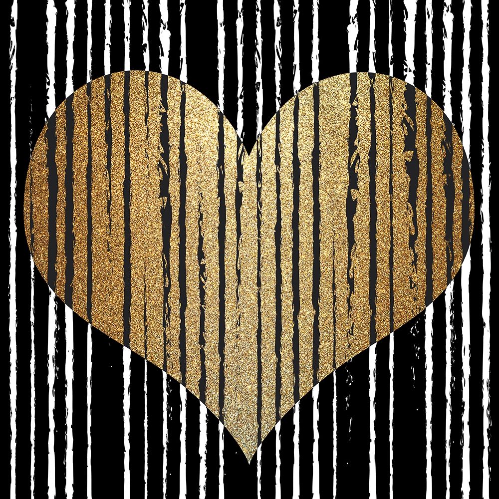 Heart Stripes art print by Kimberly Allen for $57.95 CAD