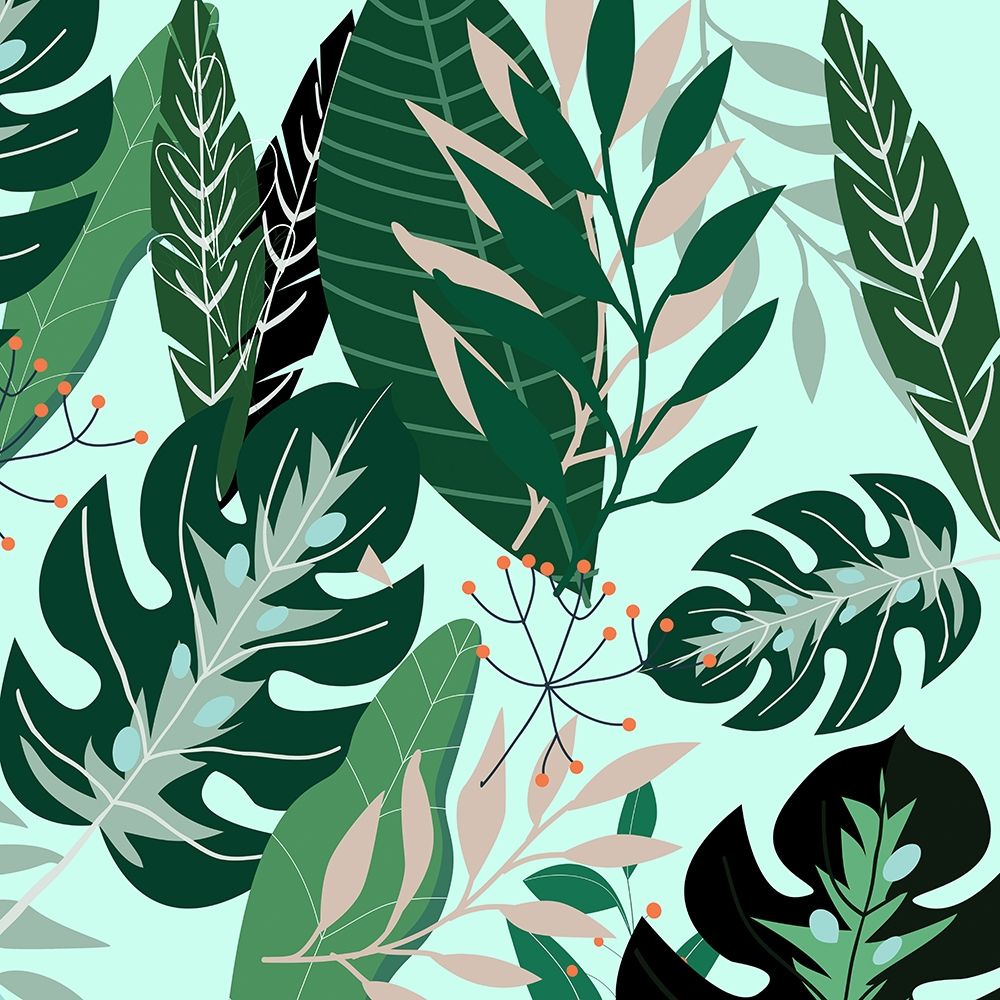 Mint Leaves 1 art print by Kimberly Allen for $57.95 CAD
