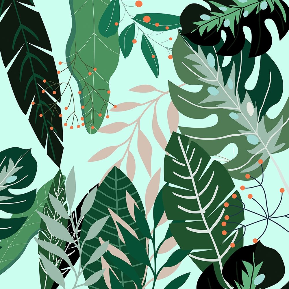 Mint Leaves 2 art print by Kimberly Allen for $57.95 CAD